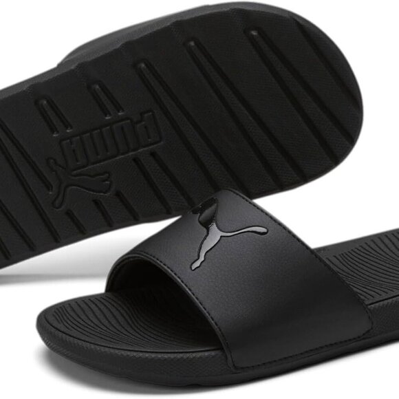 Men's Divecat Slide Sandal Faux Leather Slip-On Lightweight EVA Comfort - Picture 6 of 7